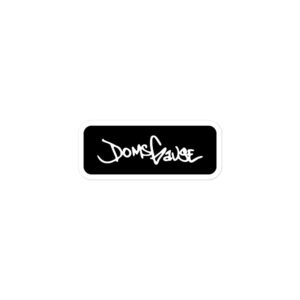 Doms Gauge Logo Sticker